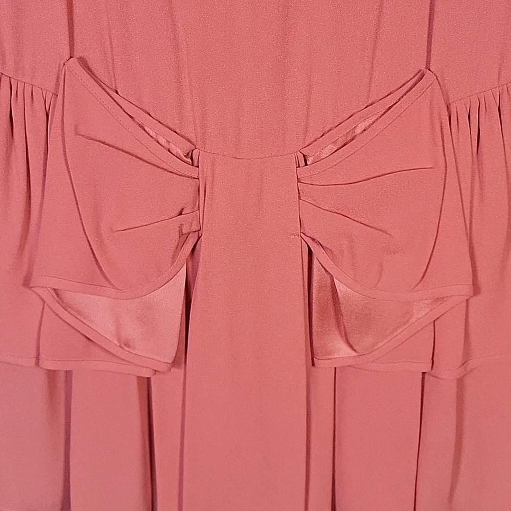 Red Valentino Pink Bow Dress - Picture 4 of 5